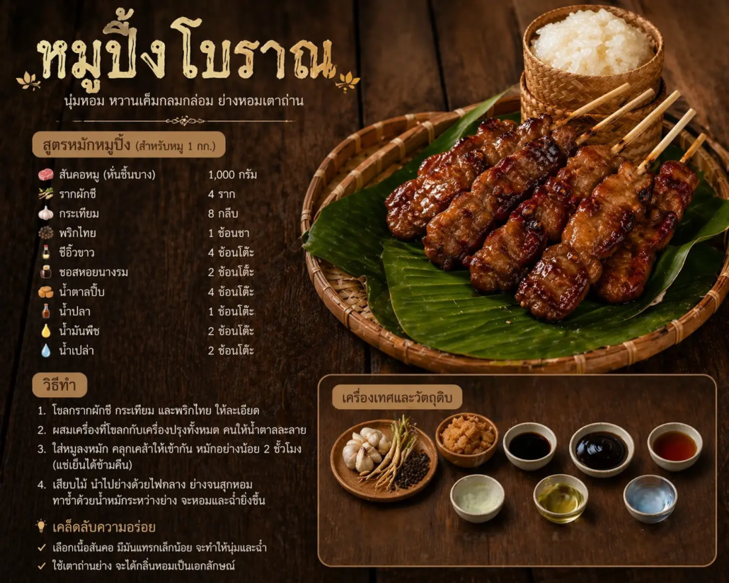 หมูปิ้งโบราณ Photoroom