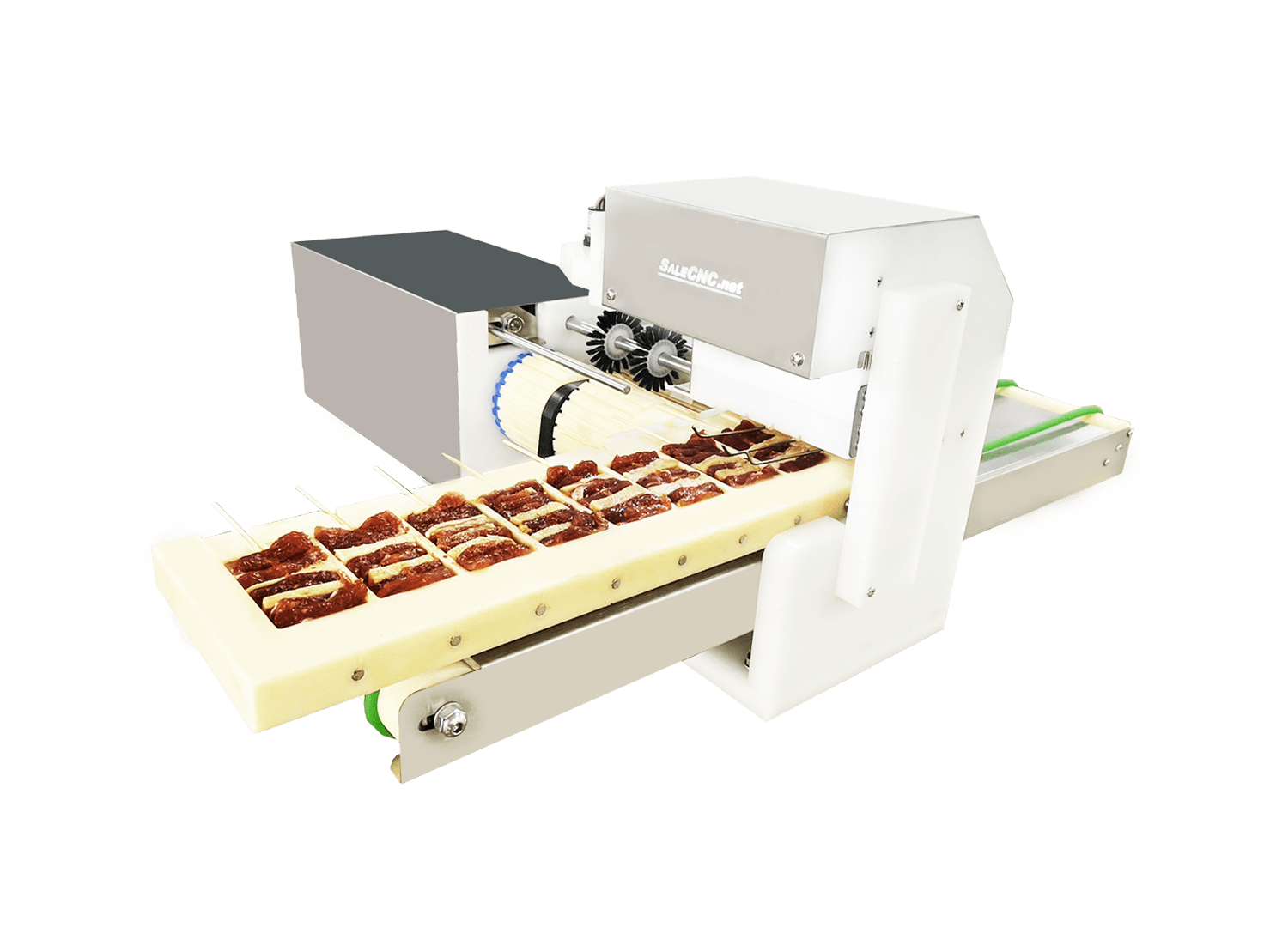 เครื่องเสียบหมูไม้ 6 นิ้ว ขนาด 4x10x0.4 ซม.Automatic ‘Pork’ Skewer Machines 1 เครื่องเสียบหมูไม้ 6 นิ้ว ขนาด 4x10x0.4 ซม.Automatic ‘Pork’ Skewer Machines