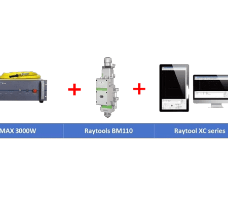 MAX 3000W + Raytools Cutting Head + Raytool Control System 12 Max300500400