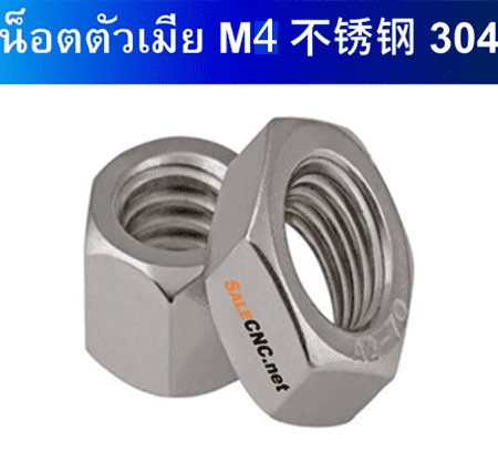 น็อตตัวเมีย M4 304 1