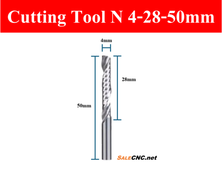 CNC Cutting Tool N4x28x55mm