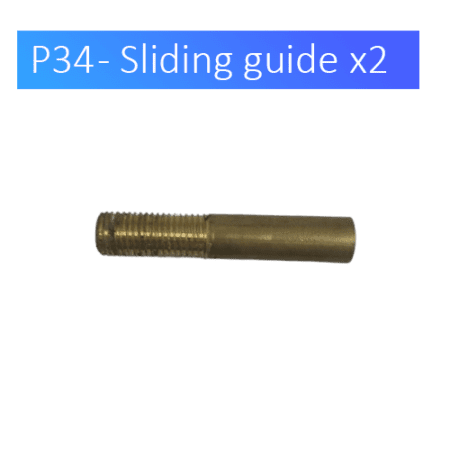 P34 Sliding guide x2
