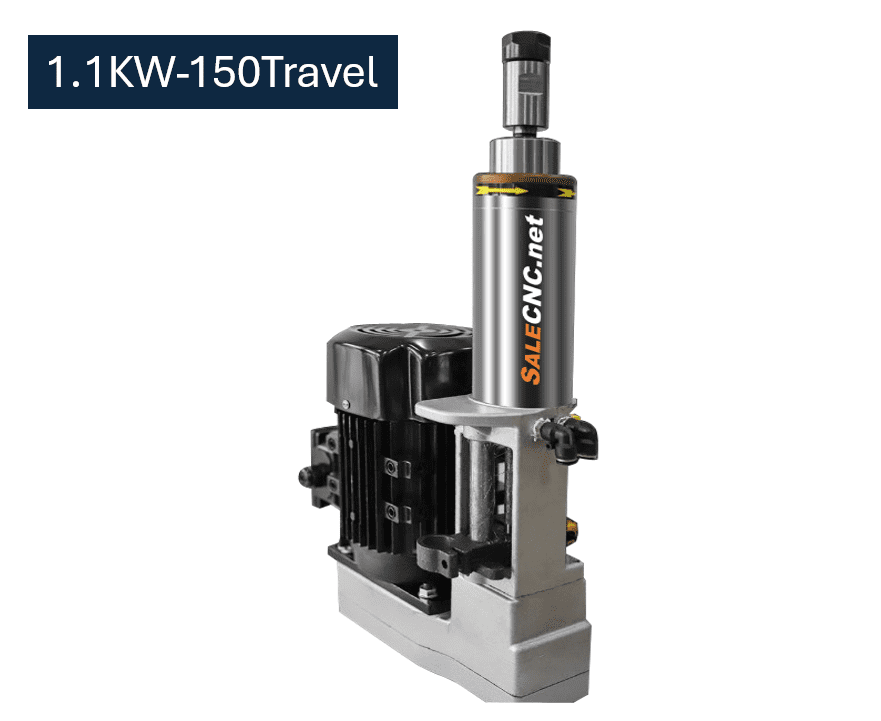 Spindle Motor + Pneumatic Power Head (1.1KW-150Travel) 1 Spindle Motor + Pneumatic Power Head (1.1KW-150Travel)