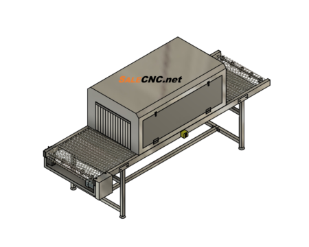 Conveyor 800x3500 mm + พร้อมอุโมงยาว 1500 mm 1 800x3500