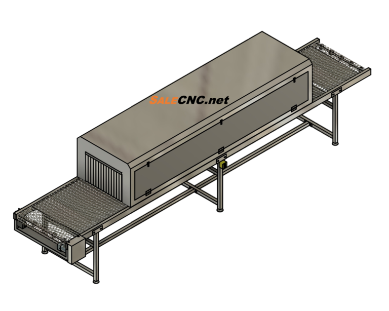 Conveyor 800×5000 mm + พร้อมอุโมงยาว 3000 mm