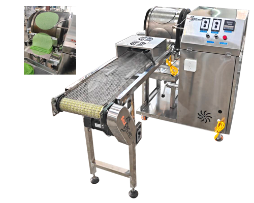 เครื่องทำแป้งโรตีสายไหมอัตโนมัติ พร้อมสายพาน Automatic cotton candy making machine 🍞 1 เครื่องทำแป้งโรตีสายไหมอัตโนมัติ พร้อมสายพาน Automatic cotton candy making machine 🍞