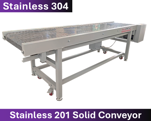304 Stainless-Stainless 201 Solid Conveyor 1 304 Stainless-Stainless 201 Solid Conveyor