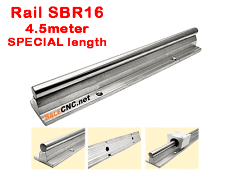 รางสไลด์ รางเลื่อน Linear Rail SBR16 per 4.5 Meter (SPECIAL length) 1 SBR16 4.5 m