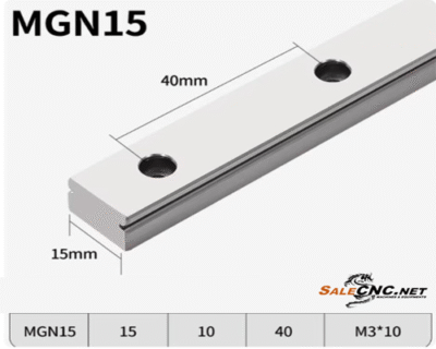 รางสไลด์ รางเลื่อน Linear Rail HGR15 ความยาว 300 mm