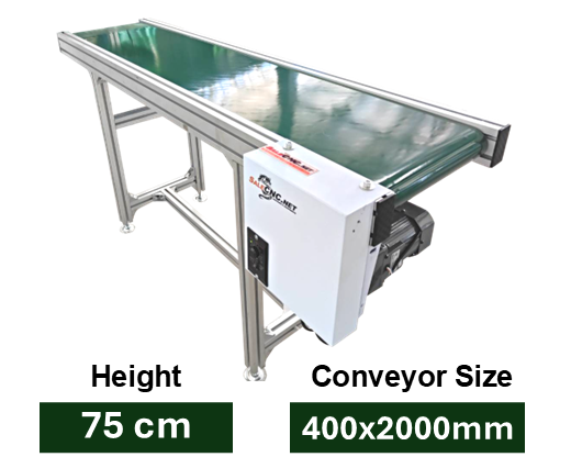 Conveyor Belt PVC 400x2000 mm สายพานลำเลียง สายพานเลื่อน 1 Conveyor Belt PVC 400x2000 mm สายพานลำเลียง สายพานเลื่อน