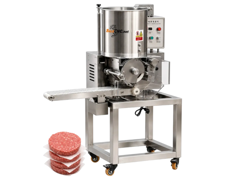 เครื่องปั้นและขึ้นรูปเบอร์เกอร์ / นักเก็ตอัตโนมัติ / หมูนมสด   (Automatic Burger & Nugget Forming Machine)