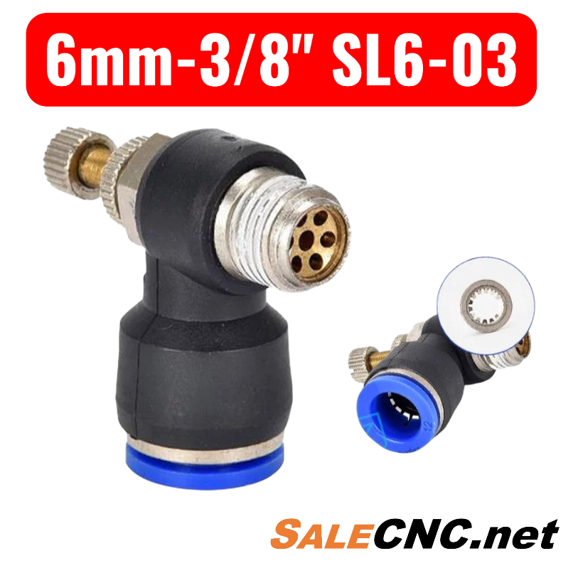 ข้อต่อลม เข้ากระบอกลม 6mm-3/8" SL6-03 1 ข้อต่อลม เข้ากระบอกลม 6mm-3/8" SL6-03