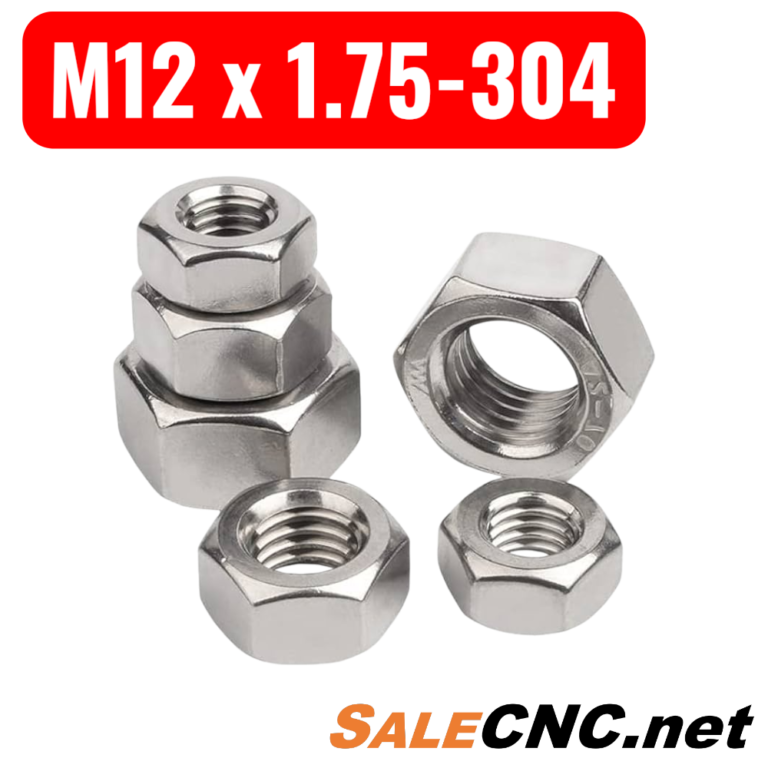 Female Threaded Fastener, M12 x 1.75, Grade 304