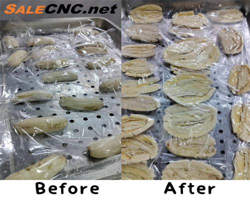 Stamping Machine / Banana press machine เครื่องปั้มลายขนมอัตโนมัติ / เครื่องทับกล้วย 11 กล้วยทับ 1