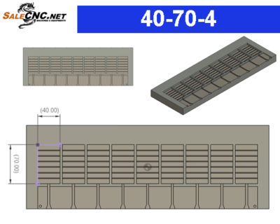 Mold - Dimensions 40-70-4 mm