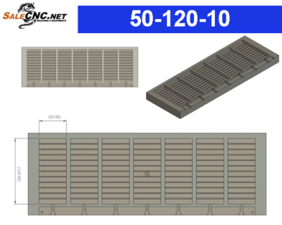 Mold - Dimensions 50-120-10 mm