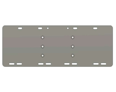Aluminium plate Lock Knife 150x440x20mm