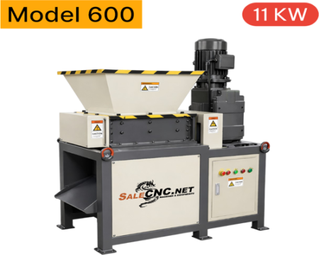 industrial shredder machine for plastic recycling