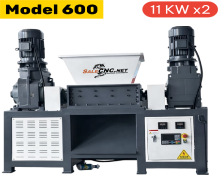 industrial shredder machine for plastic recycling