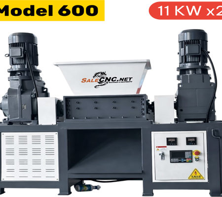 industrial shredder machine for plastic recycling