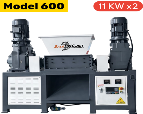 Industrial Shredder / Crusher Machine Model 600 11KW x2