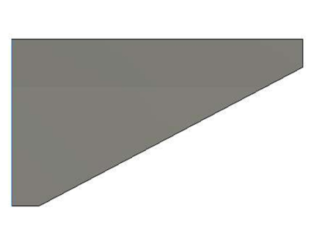 Aluminium plate 90Degree Fin LFLB