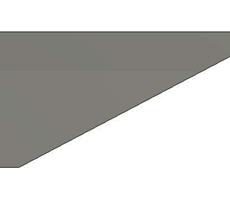 Aluminium plate 90Degree Fin LFLB