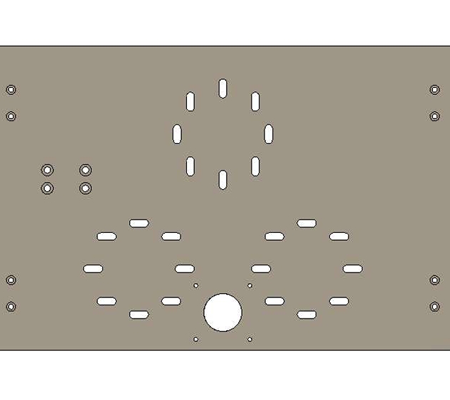 Aluminium plate Table