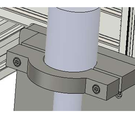 Aluminium plate clamplock knife top 1