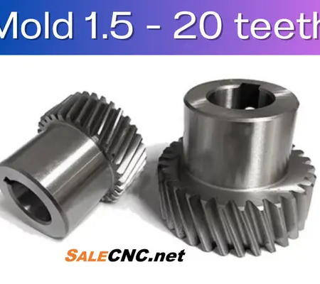Helical Gear Mold 1.5 - 20 teeth