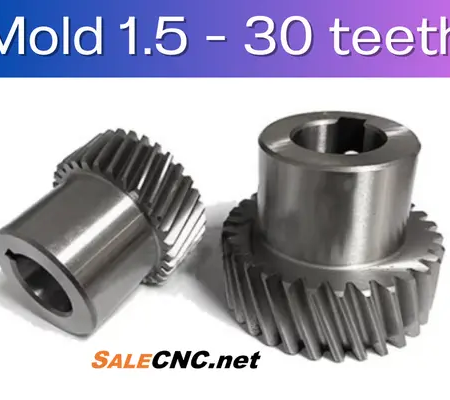 Helical Gear Mold 1.5 - 30 teeth