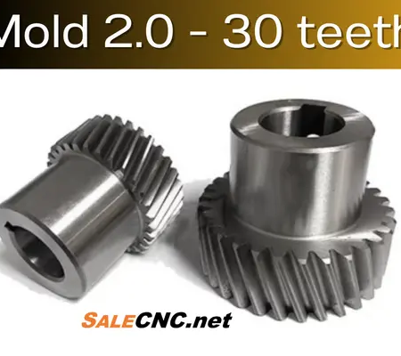 Helical Gear Mold 2.0 - 30 teeth 9 Helical Gear Mold 2.0 - 30 teeth