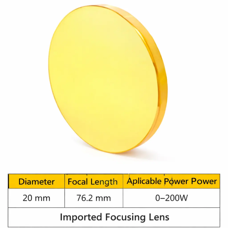 CO2 Laser Focusing Lens – 20mm Diameter, 76.2mm Focal Length, 0-200W Compatible