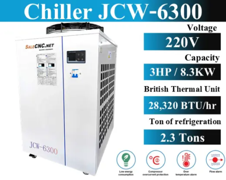 JCW-6300 Chiller Water Cooling System 1 Chiller JL6300