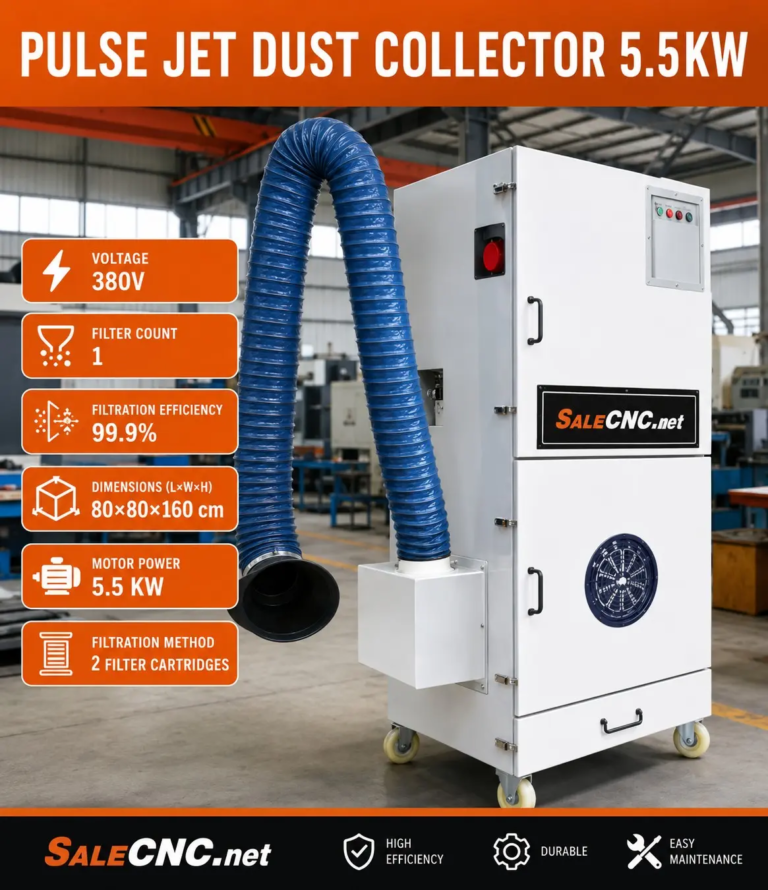 เครื่องดูดควันอุตสาหกรรม Industrial Dust Collector 5.5KW 380V