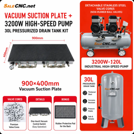 Vacuum Suction Plate + 3200W High-Speed Pump 30L