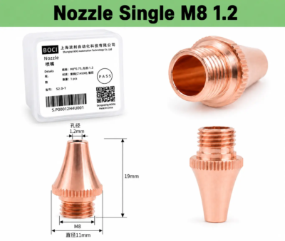 Laser Nozzle M8 Single 1.2