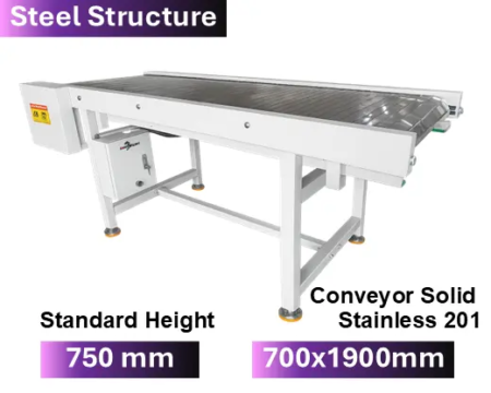 Conveyor Steel Structure Solid SS201 700x1900mm 1 Stee structure 201 Solid 2