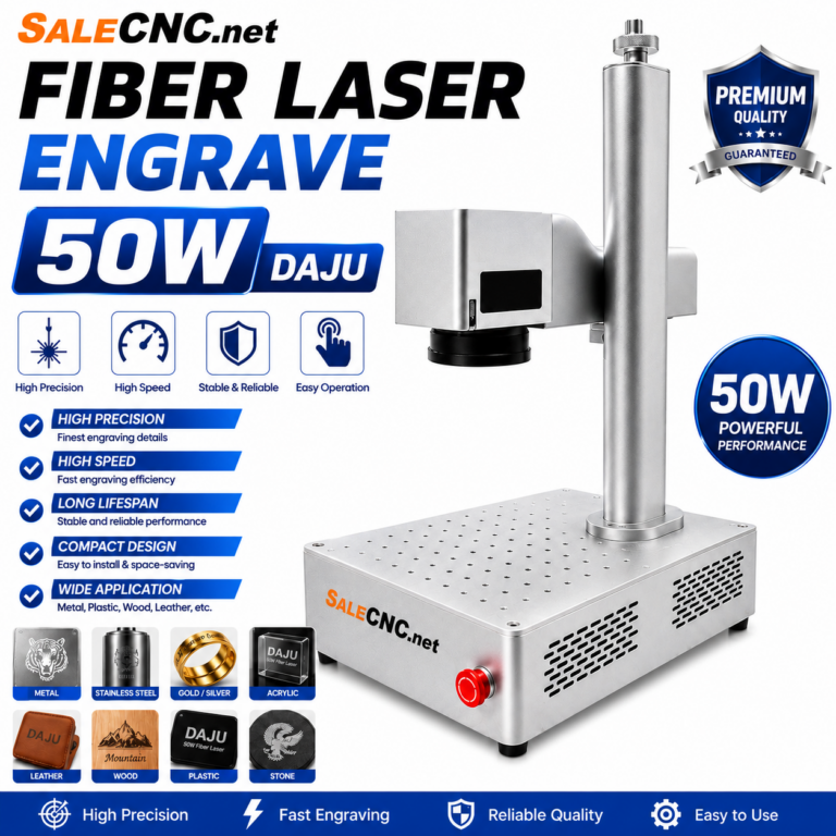 เครื่องเลเซอร์มาร์คกิ้ง 50W Fiber Laser Engrave Daji