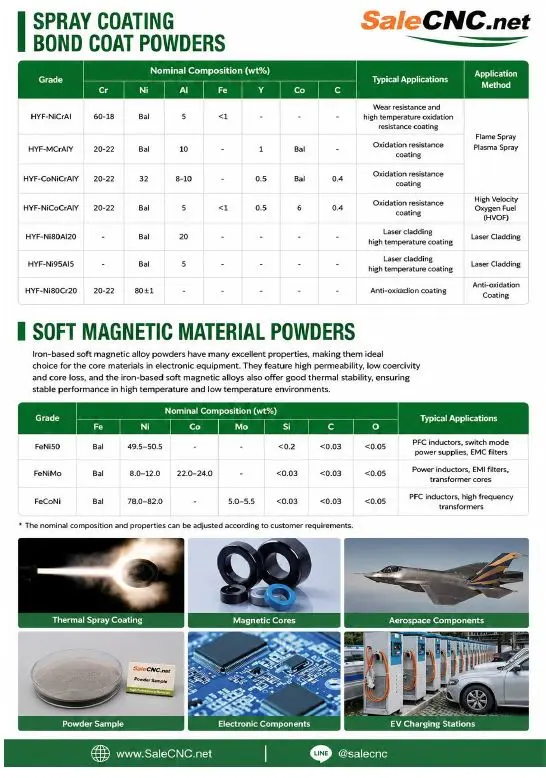 Metal powders 11