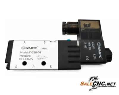 Solenoid valve 4V210-08 AC220V 5.5VA - อะไหล่เครื่องทำทองม้วน