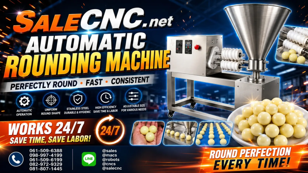 เครื่องปั้นกลมอัตโนมัติ Automatic Rounding Machine 3 messageImage 1783302726727