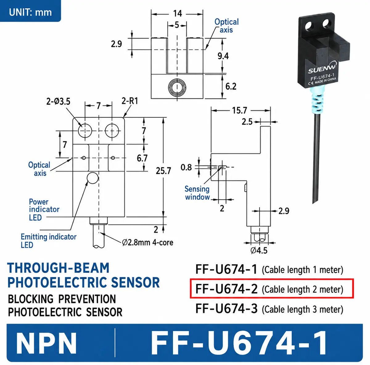 NPN เซนเซอร์ก้ามปู FF-U674 2 3b98e7f5 343f 4ea6 a006 5f6b6d19ce52