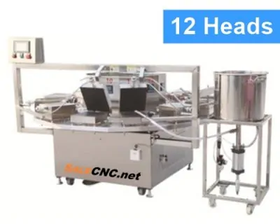 Food Processing Machine 9 Automatic Egg Roll Making Machine เครื่องทำทองม้วน ระบบอัตโนมัติ 12 หัวคู่