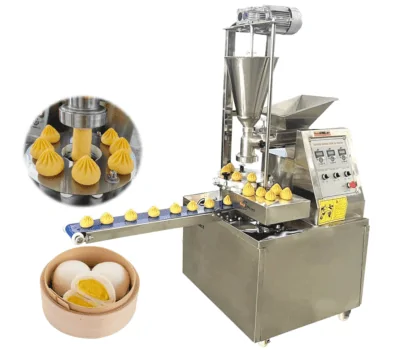 Food Processing Machine 27 เครื่องทำซาลาเปา เครื่องปั้นซาลาเปาใส่ไส้อัตโนมัติ Automatic Bun Salapao Machine